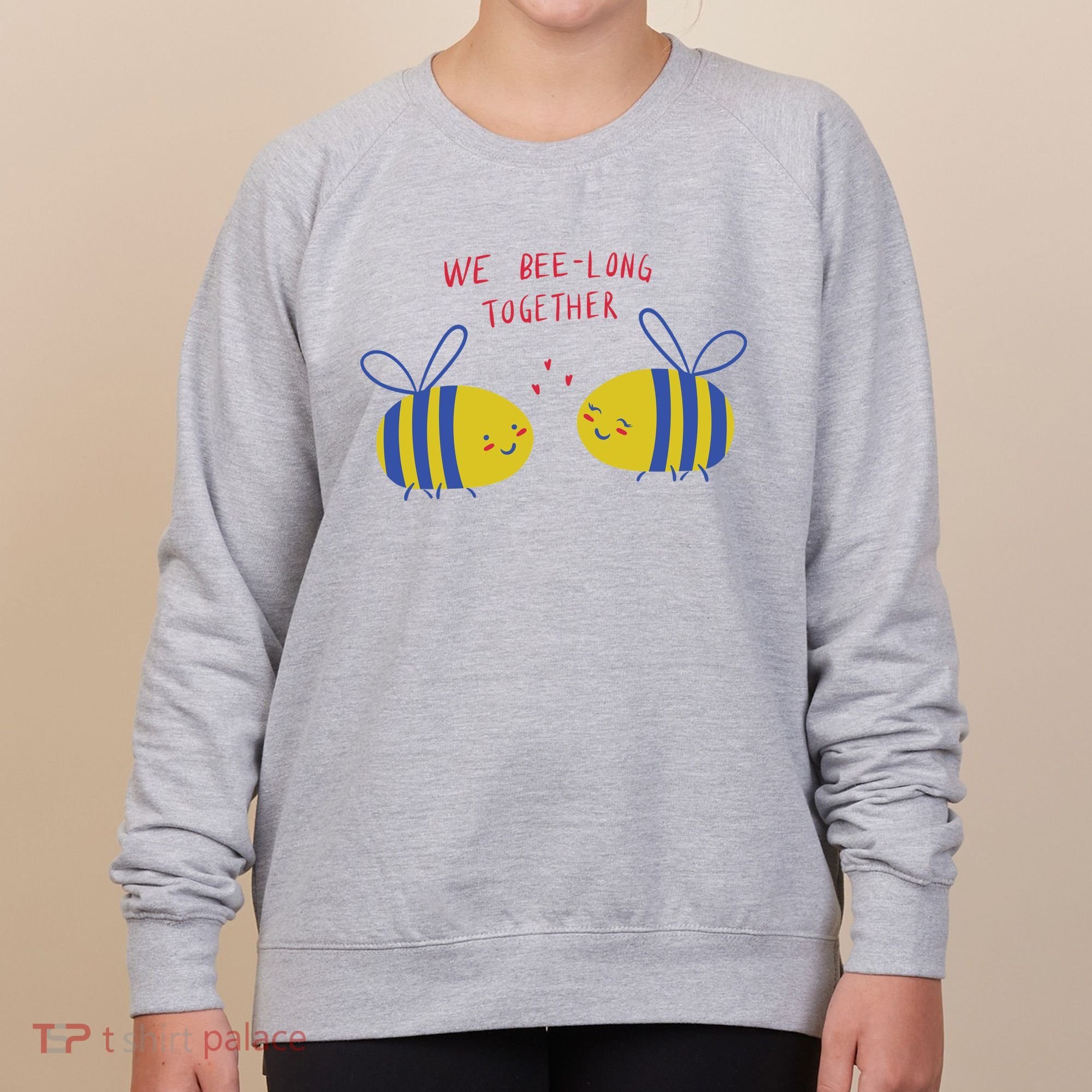 We Belong Together Cute Bee Women's Sweatshirt
