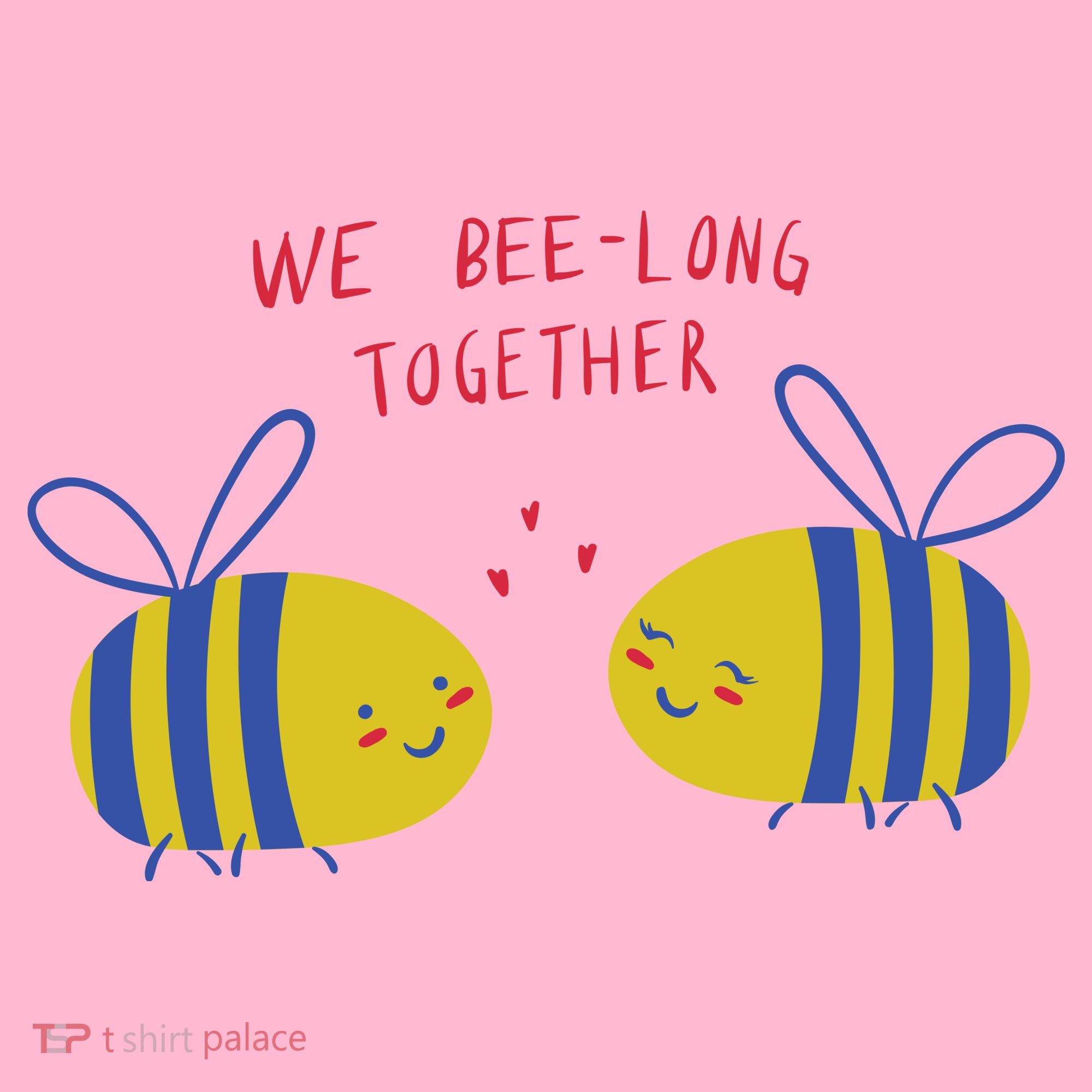 We Belong Together Cute Bee Coaster