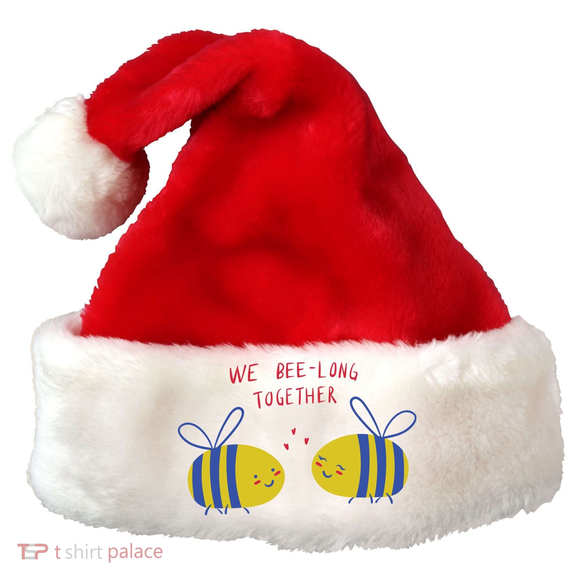 We Belong Together Cute Bee Santa Hat