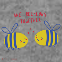 We Belong Together Cute Bee Toddler Hoodie thumb 2