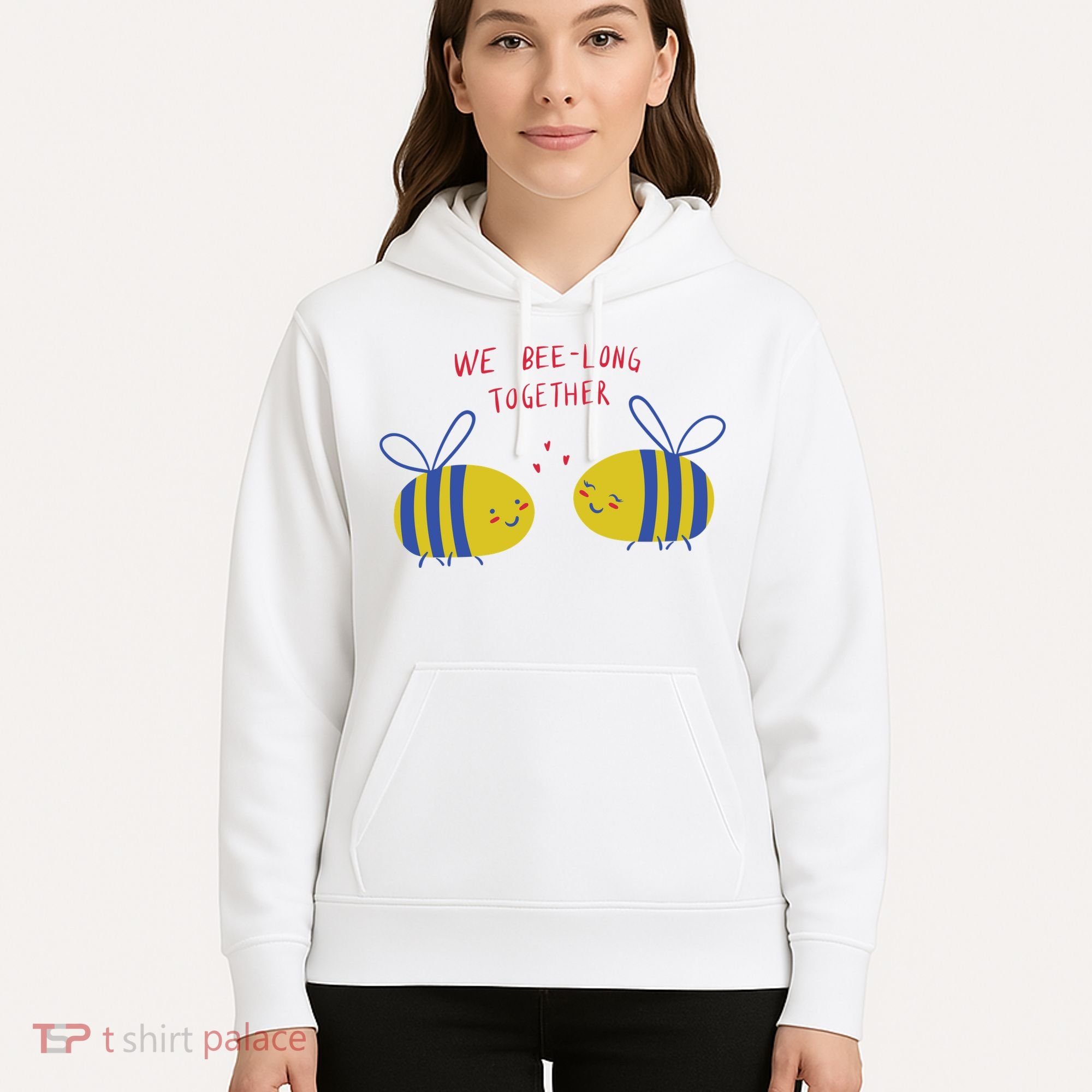 We Belong Together Cute Bee Hoodie