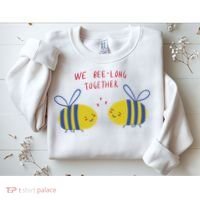We Belong Together Cute Bee Sweatshirt thumb 2