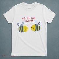 We Belong Together Cute Bee T-Shirt thumb 5