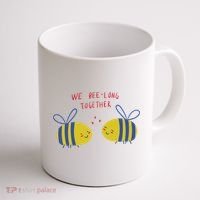 We Belong Together Cute Bee Coffee Mug thumb 1