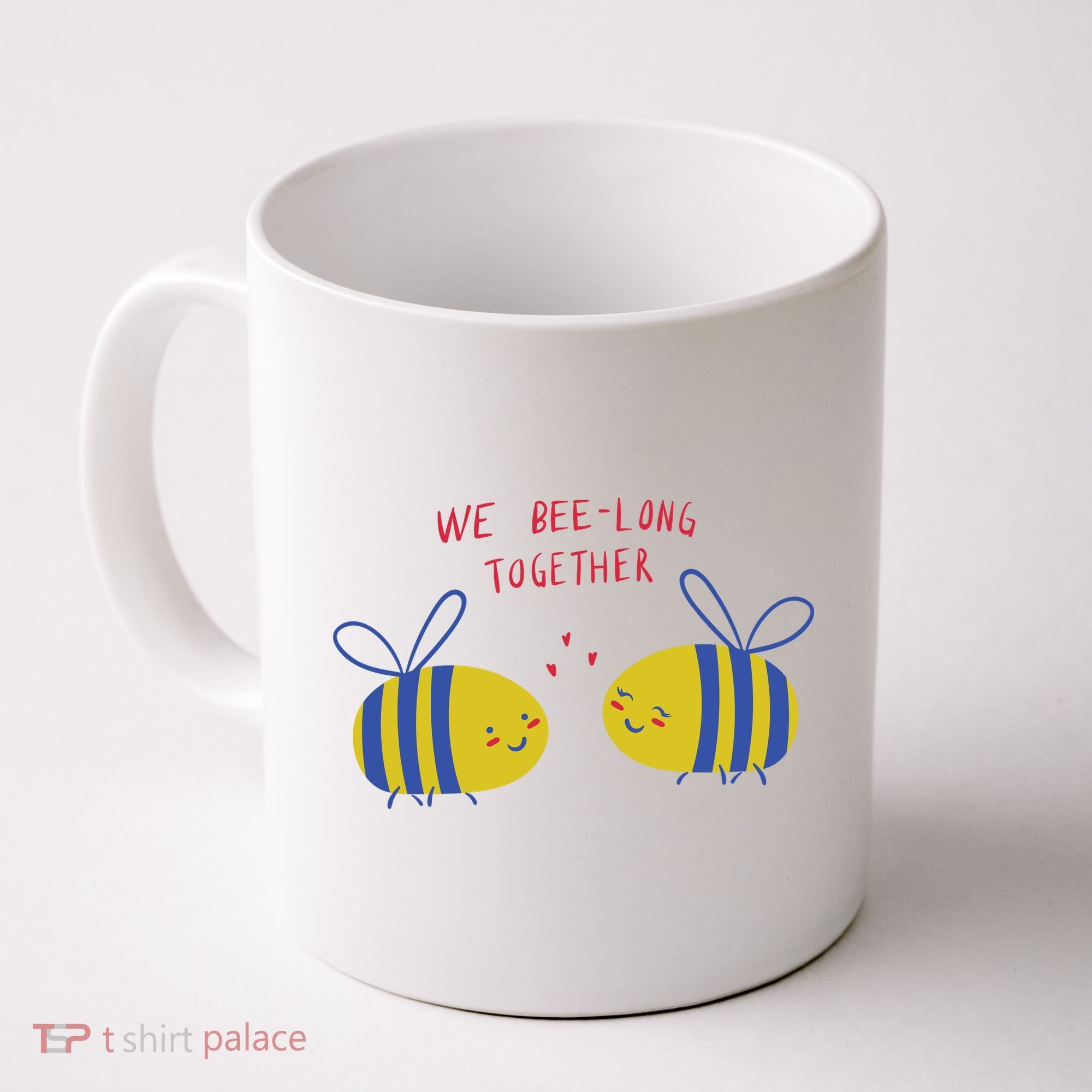 We Belong Together Cute Bee Coffee Mug