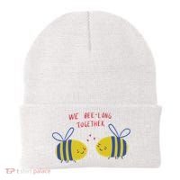 We Belong Together Cute Bee Beanie thumb 0