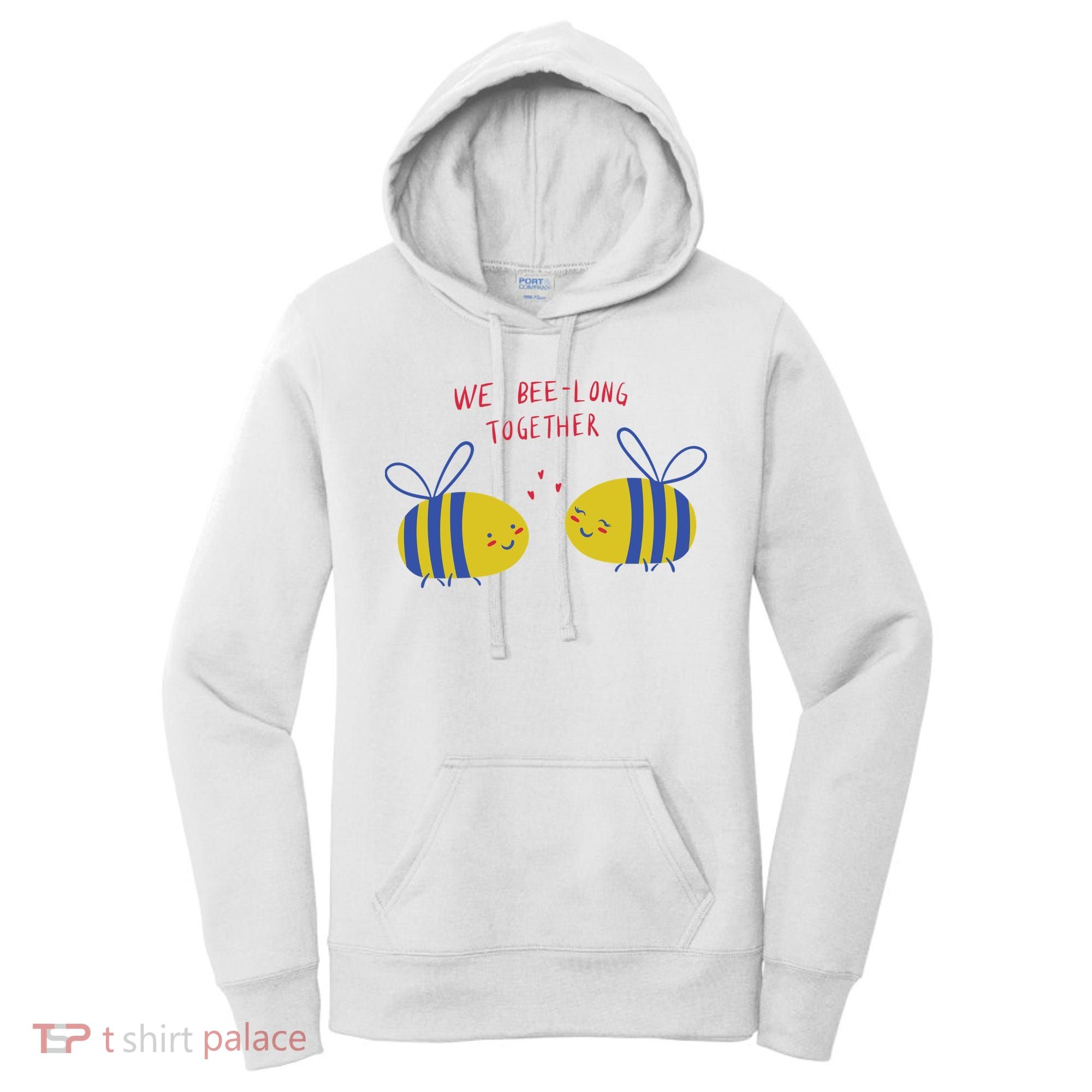 We Belong Together Cute Bee Women's Hoodie
