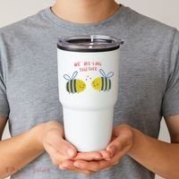 We Belong Together Cute Bee Tumbler thumb 2