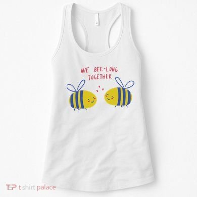 We Belong Together Cute Bee Women's Tank Top