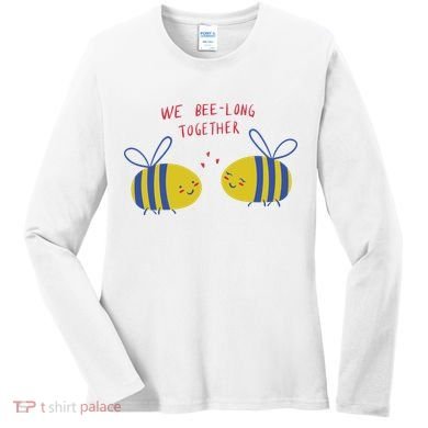 We Belong Together Cute Bee Women's Long Sleeve Shirt