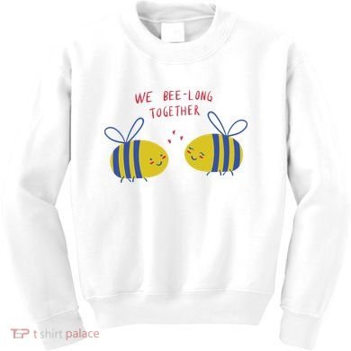 We Belong Together Cute Bee Kids Sweatshirt