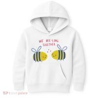 We Belong Together Cute Bee Kids Hoodie thumb 0