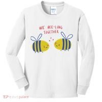 We Belong Together Cute Bee Kids Long Sleeve Shirt thumb 0