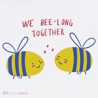 We Belong Together Cute Bee Kids T-Shirt thumb 4