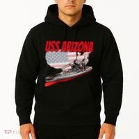 Ww2 Battleship Uss Arizona Bb 39 World War 2 Ship Model Hoodie thumb 2