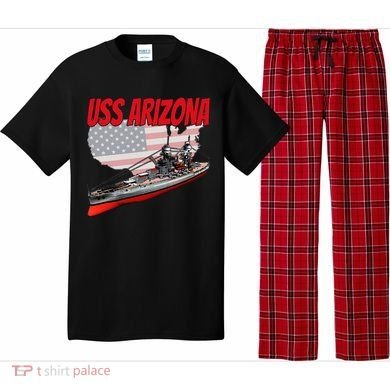 Ww2 Battleship Uss Arizona Bb 39 World War 2 Ship Model Pajama Set