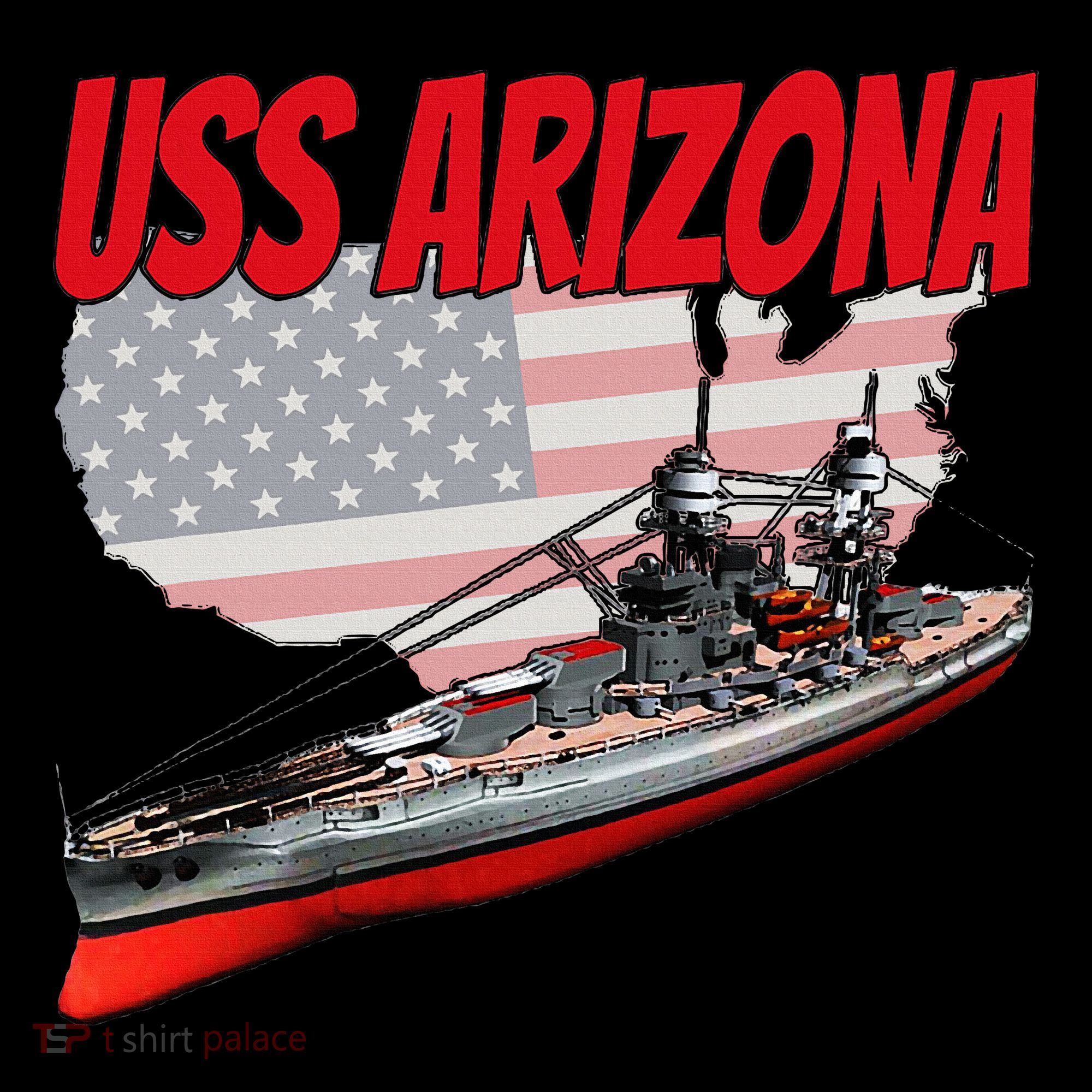 Ww2 Battleship Uss Arizona Bb 39 World War 2 Ship Model Women's Hoodie