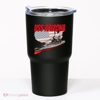 Ww2 Battleship Uss Arizona Bb 39 World War 2 Ship Model Tumbler thumb 0