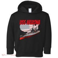 Ww2 Battleship Uss Arizona Bb 39 World War 2 Ship Model Toddler Hoodie thumb 0