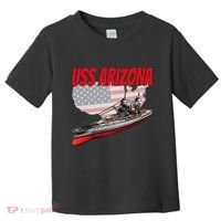 Ww2 Battleship Uss Arizona Bb 39 World War 2 Ship Model Toddler T-Shirt thumb 0