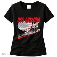 Ww2 Battleship Uss Arizona Bb 39 World War 2 Ship Model Women's T-Shirt thumb 0