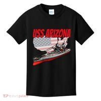 Ww2 Battleship Uss Arizona Bb 39 World War 2 Ship Model Kids T-Shirt thumb 0