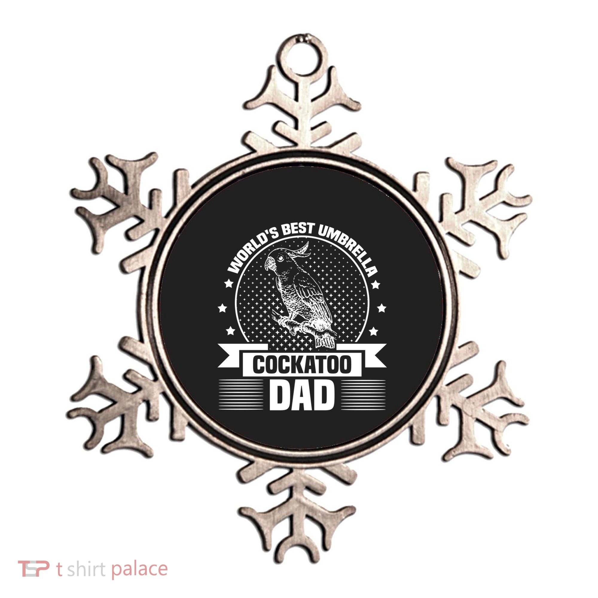 WorldS Best Umbrella Cockatoo Dad Bird Lover Fathers Day Gift Ornament