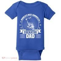 WorldS Best Umbrella Cockatoo Dad Bird Lover Fathers Day Gift Baby Bodysuit thumb 0