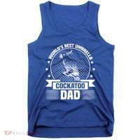WorldS Best Umbrella Cockatoo Dad Bird Lover Fathers Day Gift Tank Top thumb 0