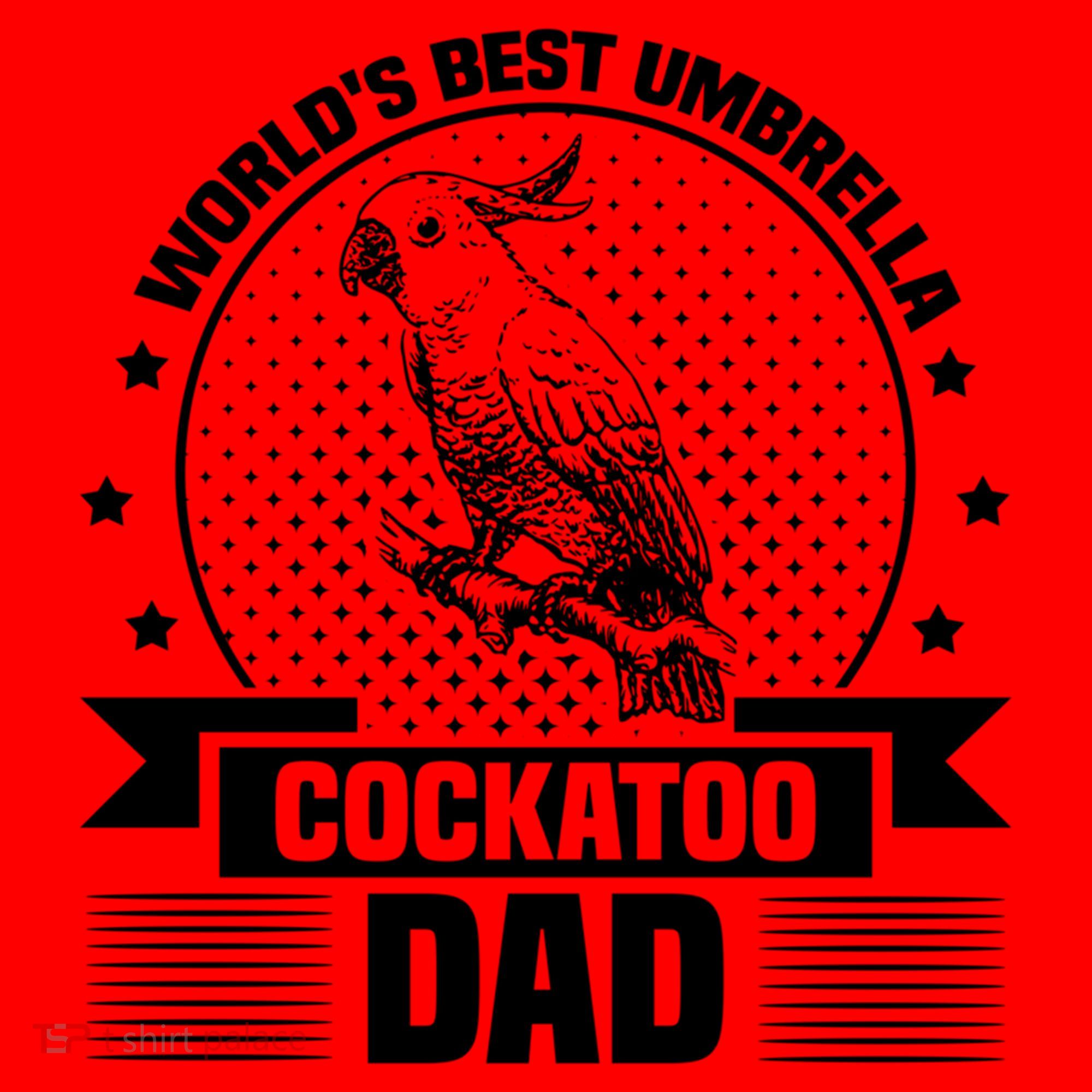 WorldS Best Umbrella Cockatoo Dad Bird Lover Fathers Day Gift Santa Hat