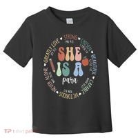 Women Bible Verse Christian Para God Says Back To School Toddler T-Shirt thumb 0
