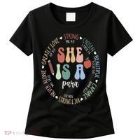 Women Bible Verse Christian Para God Says Back To School Women's T-Shirt thumb 0