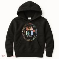 Women Bible Verse Christian Para God Says Back To School Kids Hoodie thumb 0
