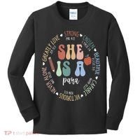 Women Bible Verse Christian Para God Says Back To School Kids Long Sleeve Shirt thumb 0