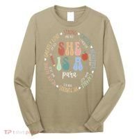 Women Bible Verse Christian Para God Says Back To School Long Sleeve Shirt thumb 0
