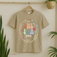 Women Bible Verse Christian Para God Says Back To School T-Shirt thumb 2
