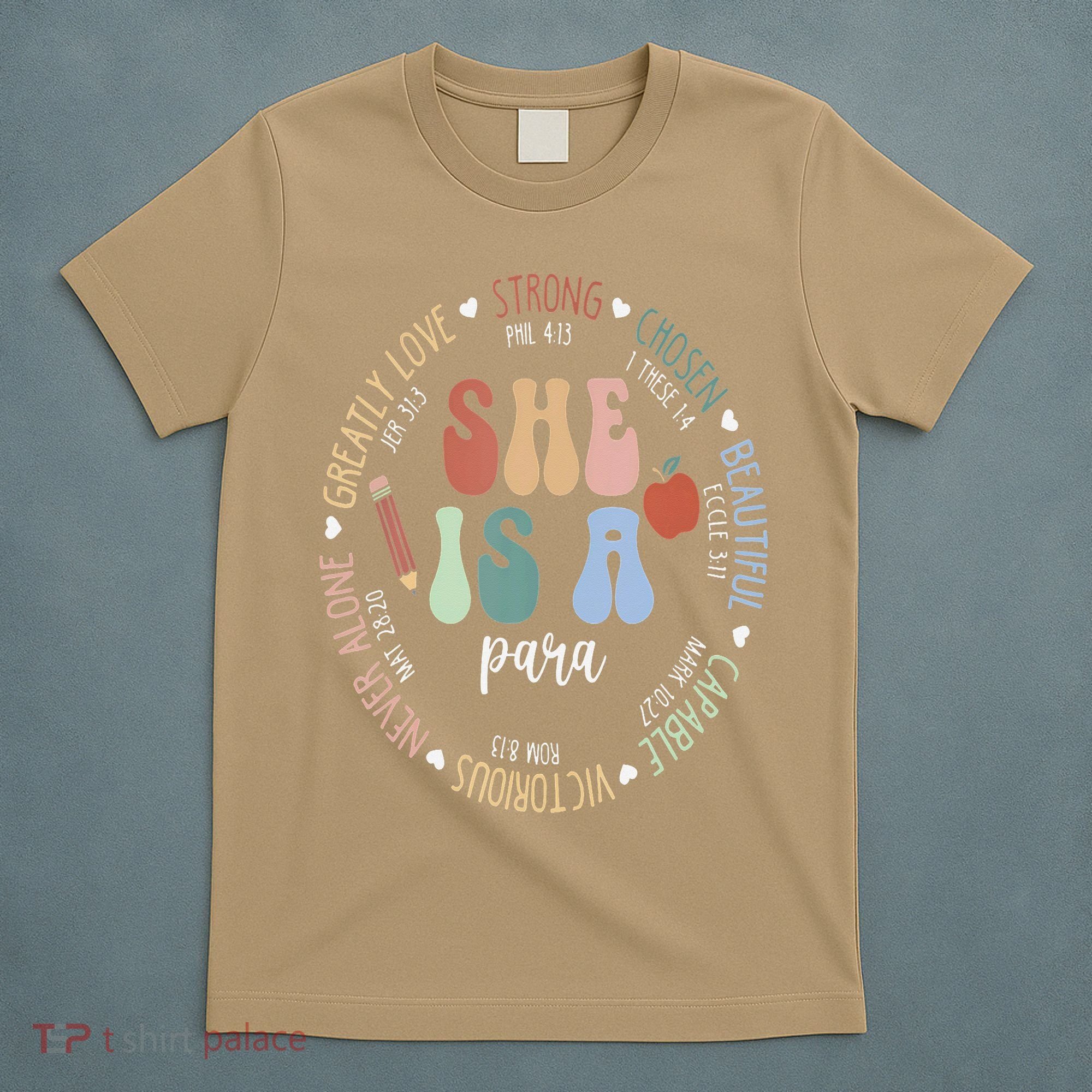 Women Bible Verse Christian Para God Says Back To School T-Shirt