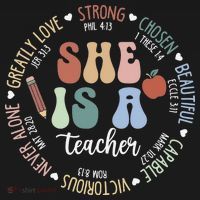 Women Bible Verse Christian Teacher God Says Back To School Women's Tank Top thumb 5