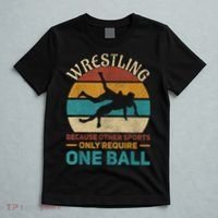 Wrestling Boy Wrestle Retro Wrestler Funny Wrestling T-Shirt thumb 5