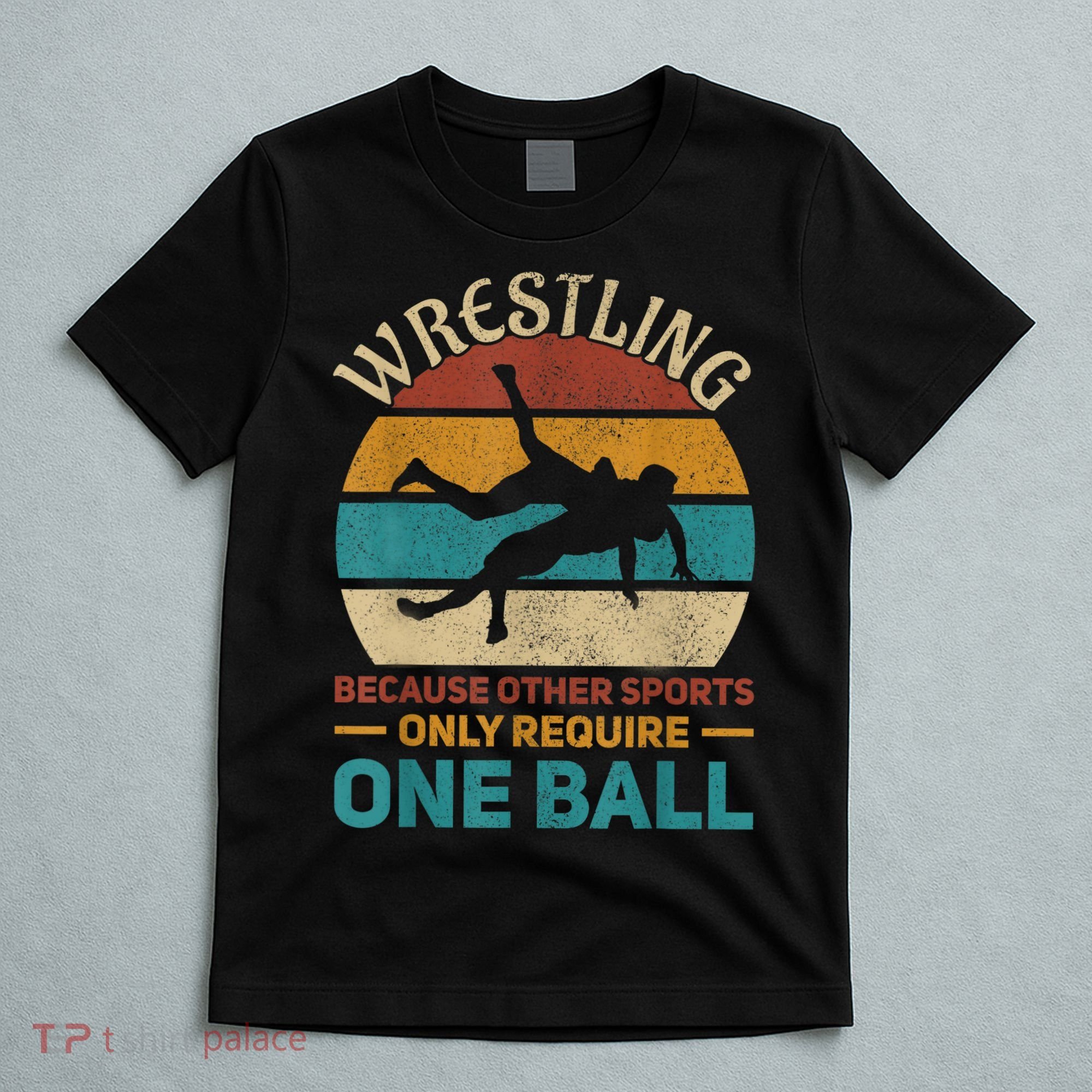 Wrestling Boy Wrestle Retro Wrestler Funny Wrestling T-Shirt
