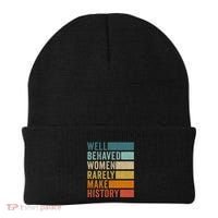 Well Behaved Women Rarely Make History Beanie thumb 0