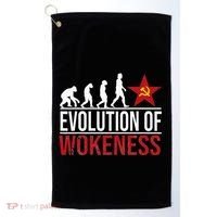 Wokeness Breeds Weakness Golf Towel thumb 0