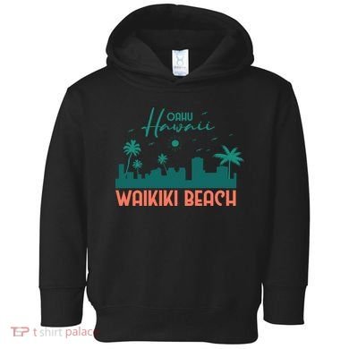 Waikiki Beach Toddler Hoodie