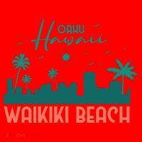 Waikiki Beach Santa Hat thumb 1