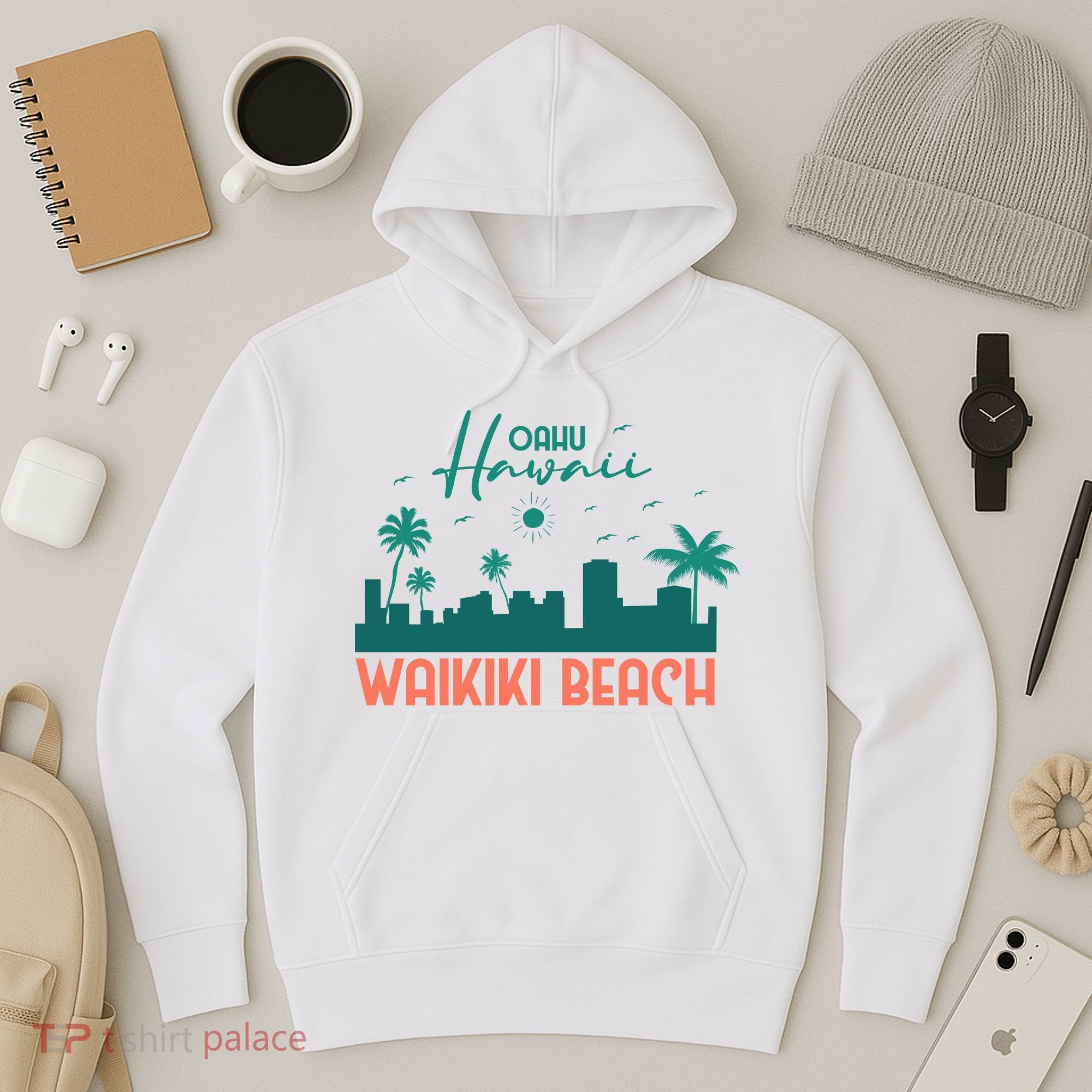 Waikiki Beach Hoodie
