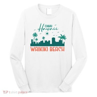 Waikiki Beach Long Sleeve Shirt