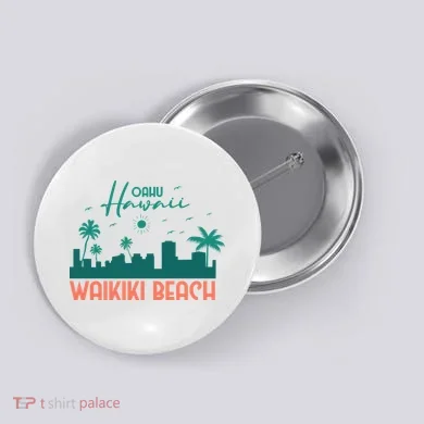 Waikiki Beach Button
