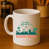 Waikiki Beach Coffee Mug thumb 4