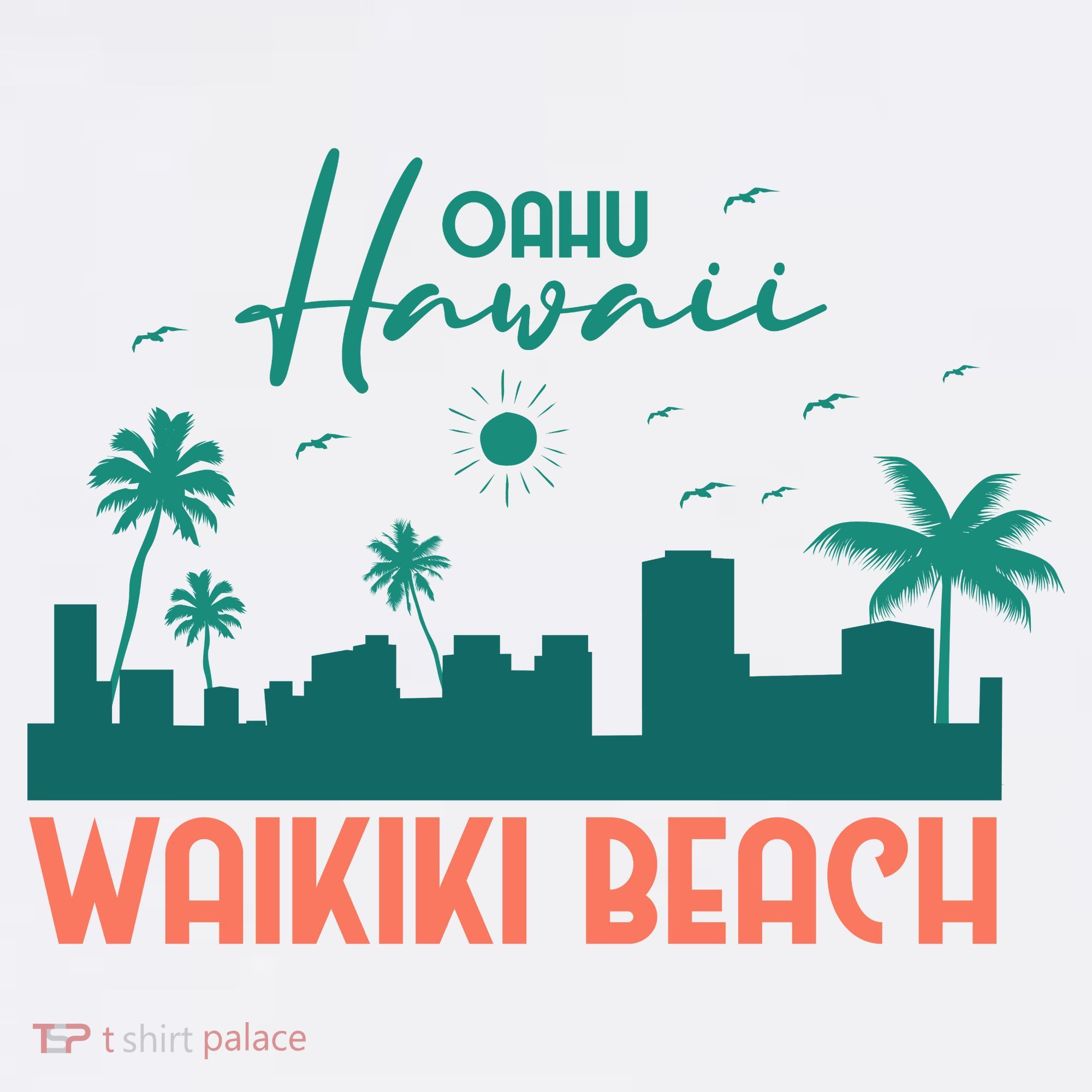 Waikiki Beach Women's Hoodie