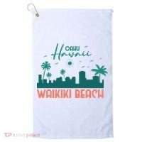 Waikiki Beach Golf Towel thumb 0